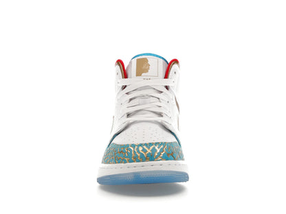 Jordan 1 Mid Sneaker School NC to Chicago