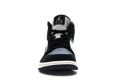 Jordan 1 Mid Satin Gray Toe (Men's)