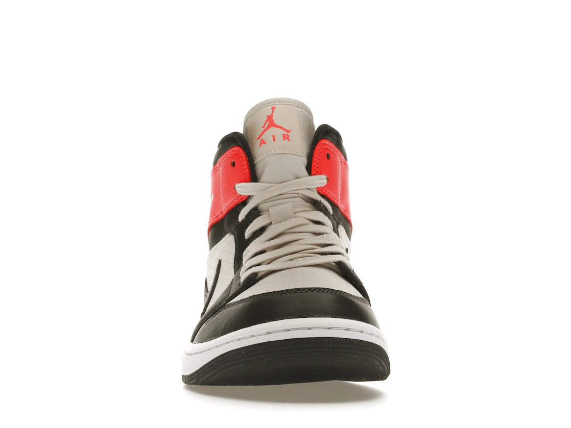 Jordan 1 Mid Newsprint Light Orewood Brown
