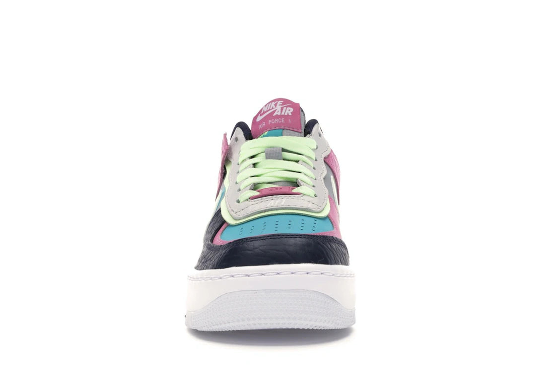 Nike Air Force 1 Low Shadow Barely Volt Oracle Aqua