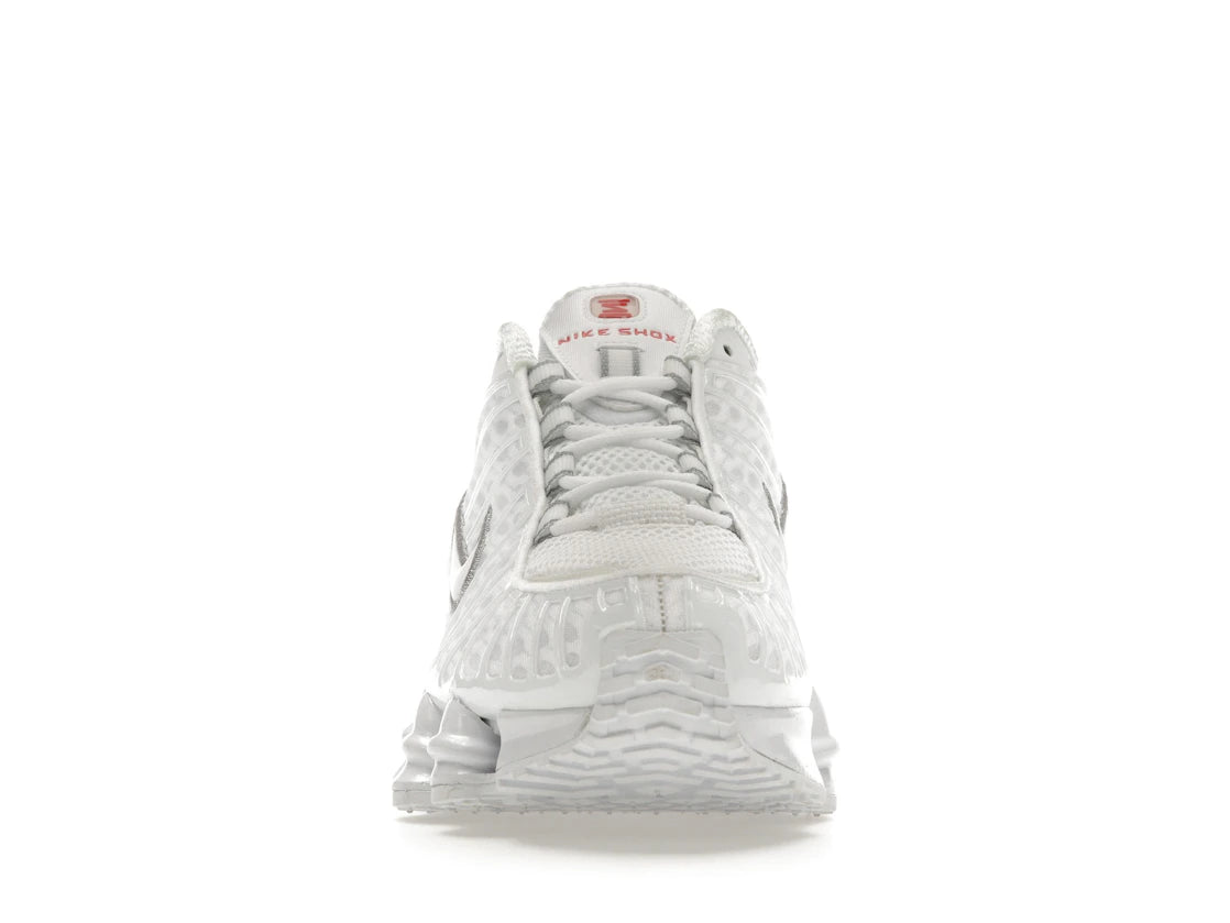 Nike Shox TL White Metallic Silver Max Orange