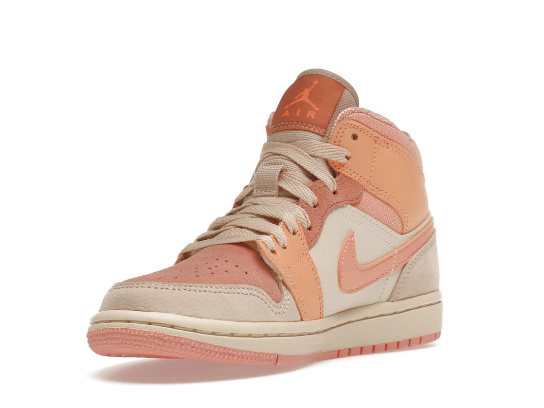 Jordan 1 Mid Apricot Orange