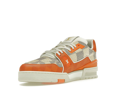 Louis Vuitton LV Trainer Damier White Orange