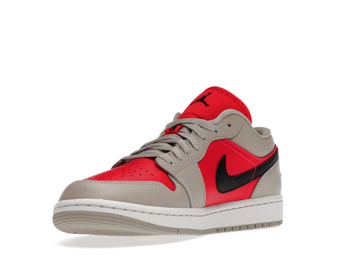 Jordan 1 Retro Low Light Iron Ore Siren Red