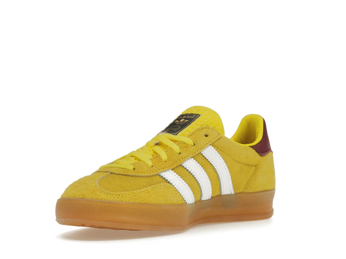 adidas Gazelle Indoor Bright Yellow Collegiate Burgundy