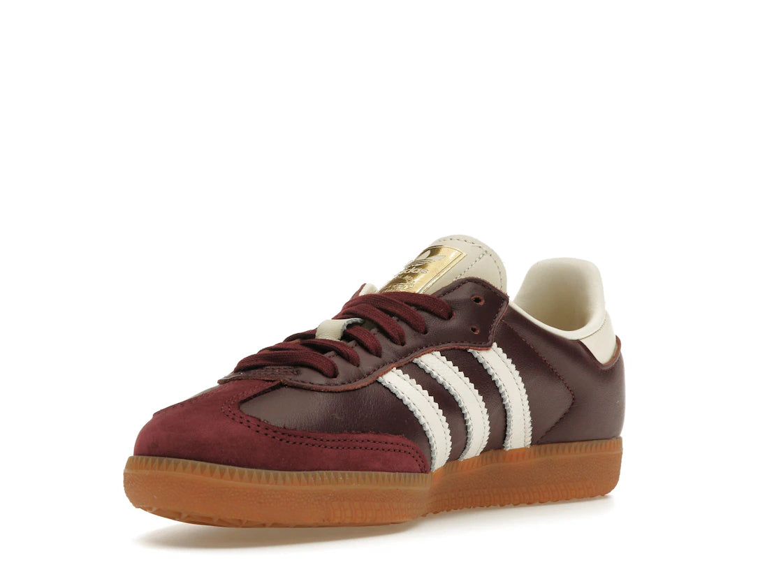 adidas Samba OG Maroon Gold Metallic
