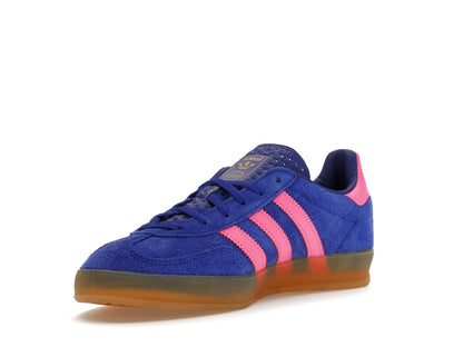 adidas Gazelle Indoor Bleu Lucide Rose (Femme)