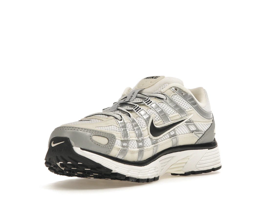 Nike P-6000 Coconut Milk Metallic Silver