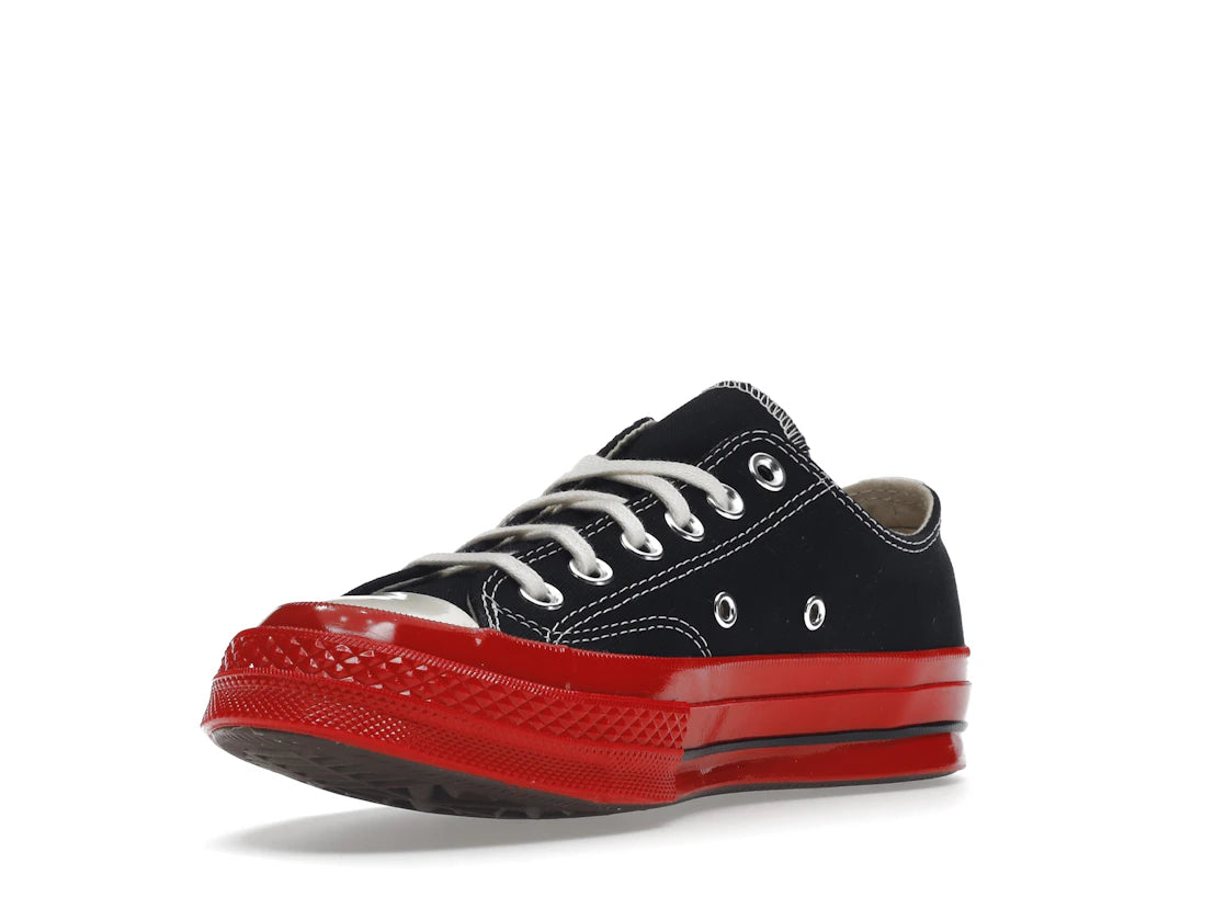 Converse Chuck Taylor All Star 70 Ox Comme des Garcons PLAY Black Red Midsole
