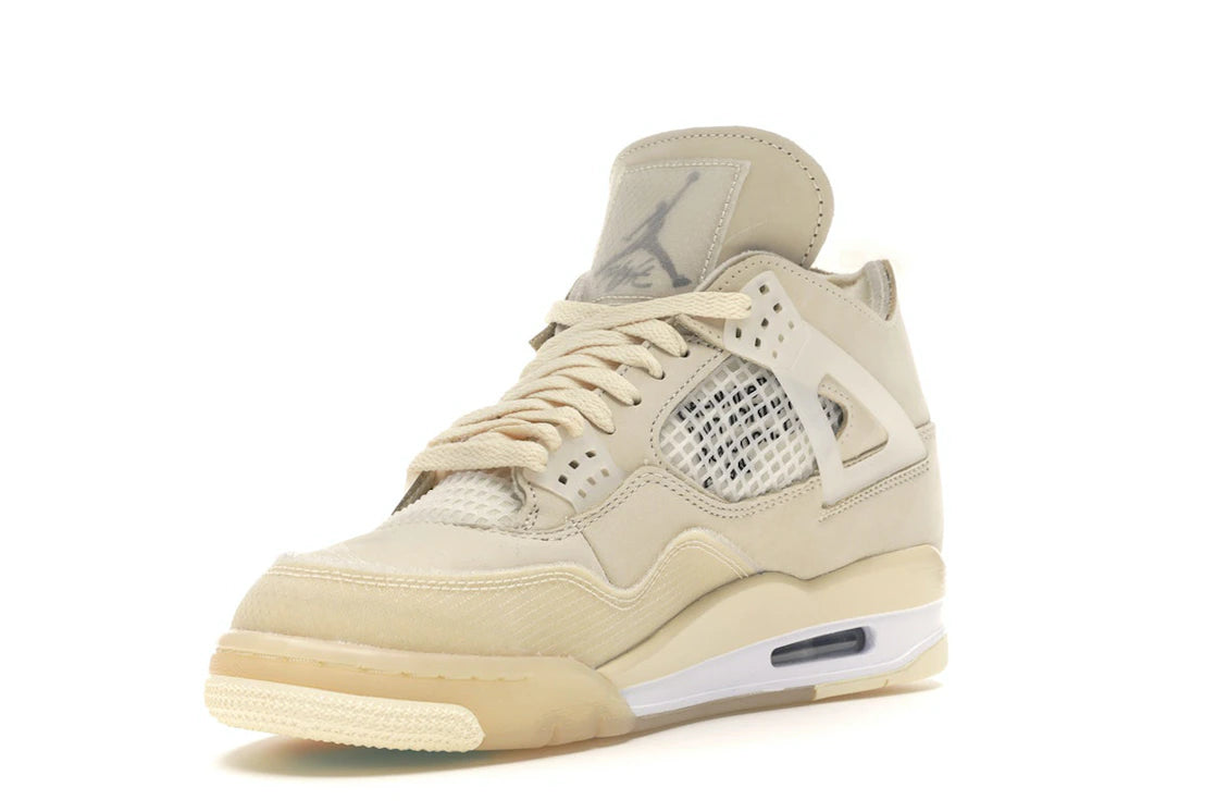 Jordan 4 Retro Off-White Sail Midweek Heat V2