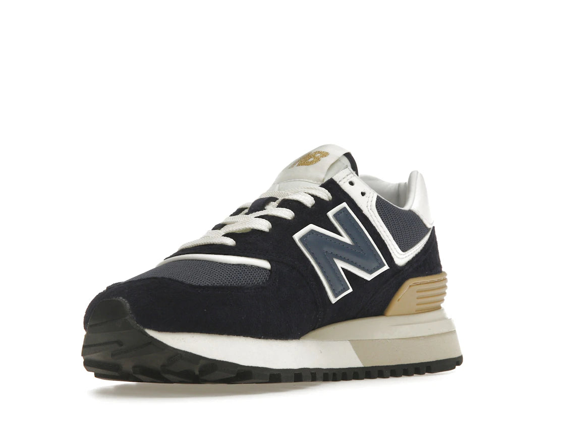 New Balance 574 Navy White Beige