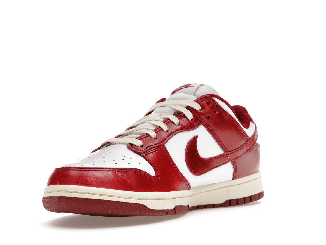Nike Dunk Low PRM Vintage Team Red