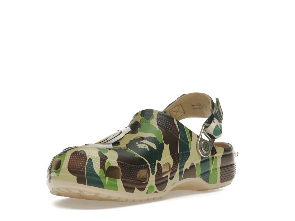 Crocs Classic Clog A Bathing Ape ABC Camo Green