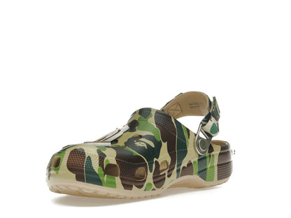 Crocs Classic Clog A Bathing Ape ABC Camo Green