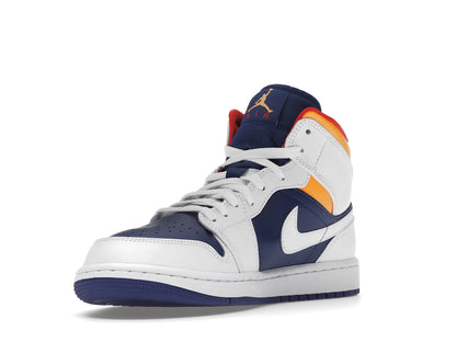 Jordan 1 Mid Royal Blue Laser Orange