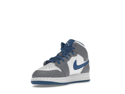 Jordan 1 Mid True Blue Cement