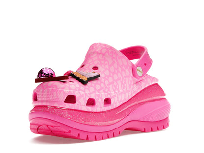 Crocs Classic Mega Crush Clog Barbie The Movie Electric Pink