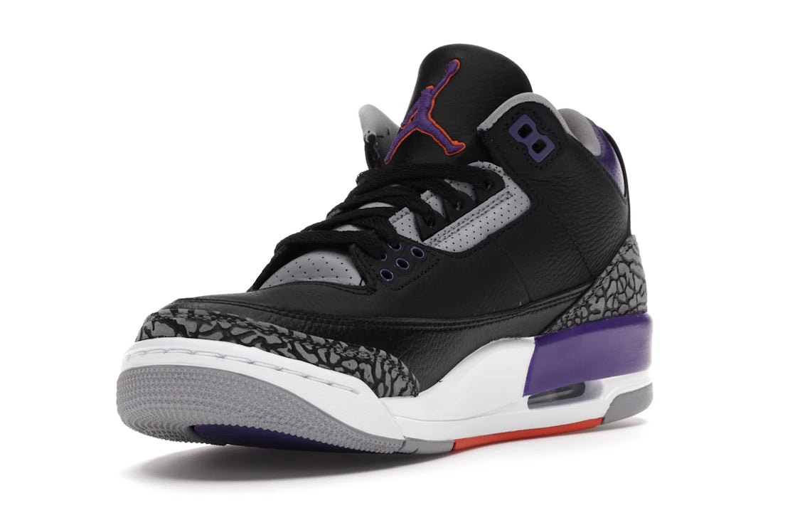 Jordan 3 Retro Black Court Purple