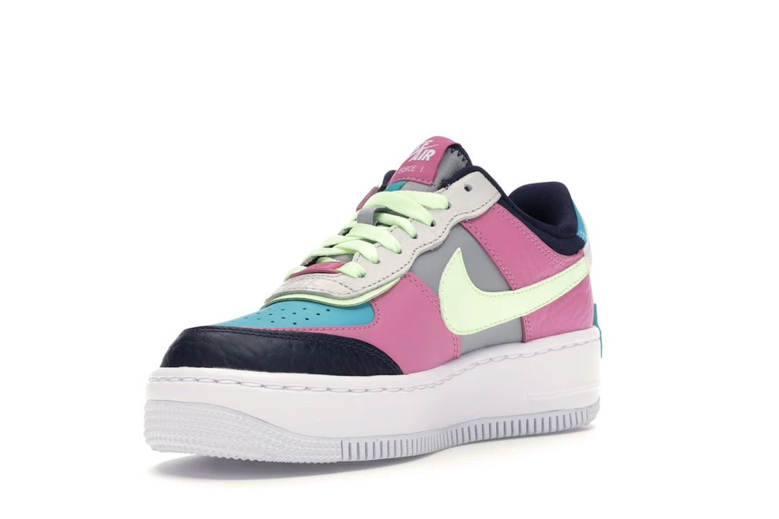 Nike Air Force 1 Low Shadow Barely Volt Oracle Aqua