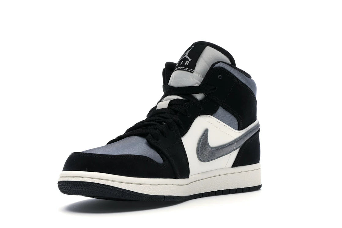 Jordan 1 Mid Satin Gray Toe (Men's)