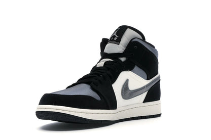 Jordan 1 Mid Satin Gray Toe (Men's)