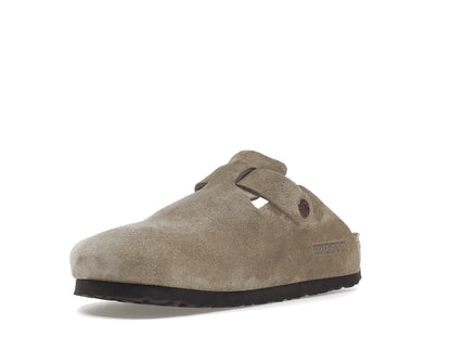 Birkenstock Boston Soft Footbed Suede Taupe
