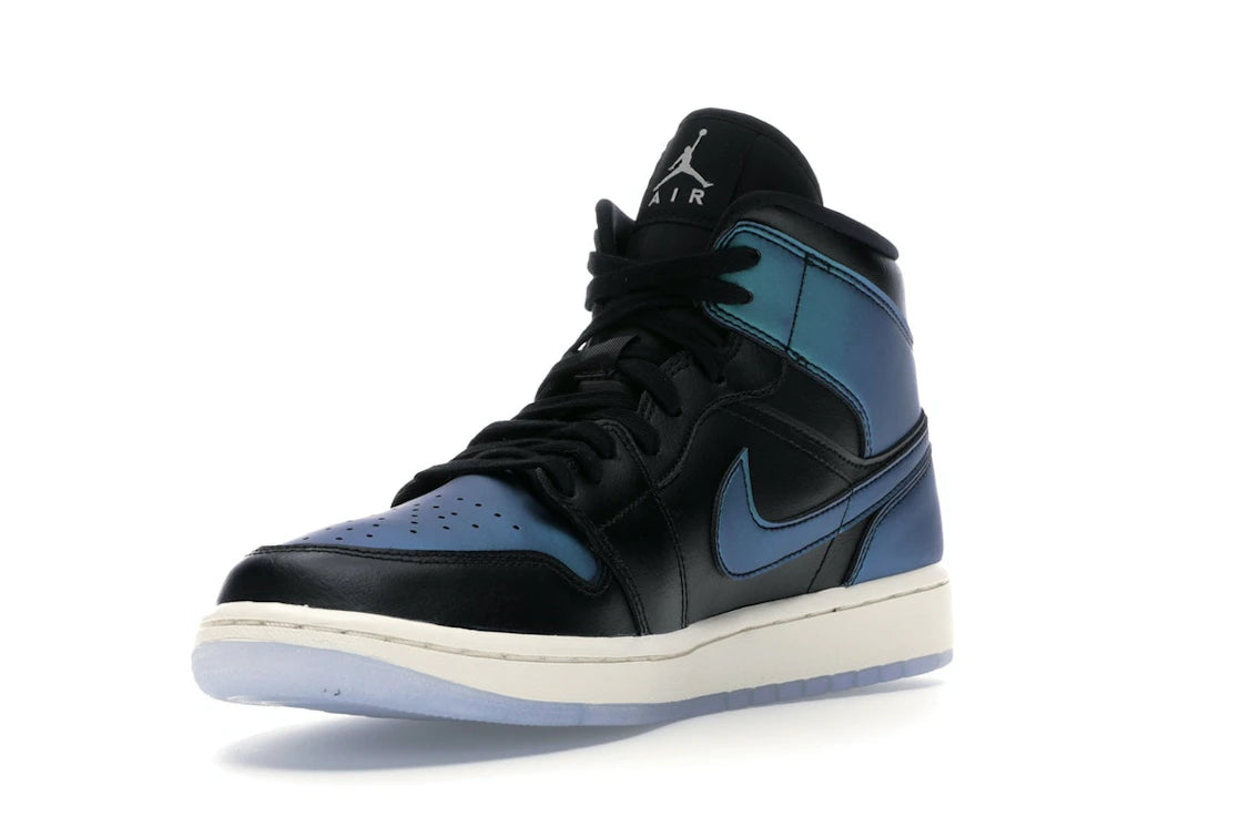 Jordan 1 Mid Iridescent Black