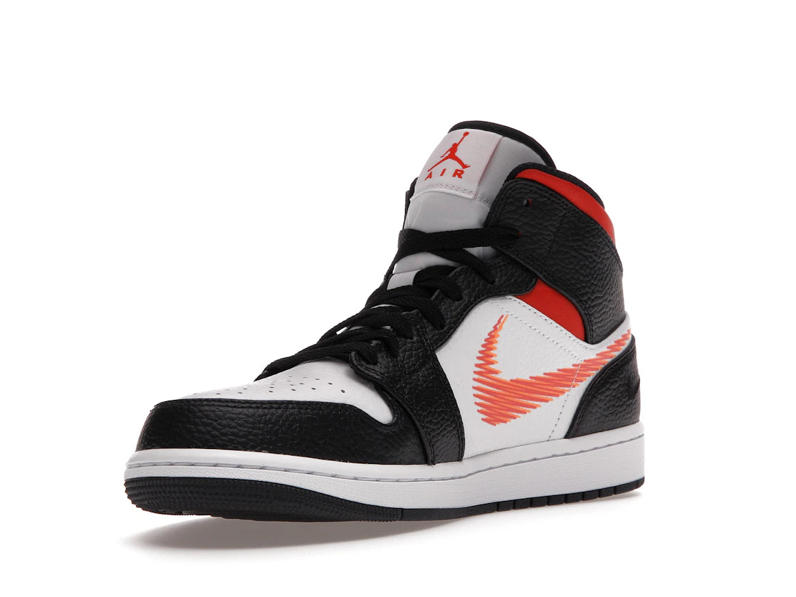 Jordan 1 Mid Zig Zag Swoosh