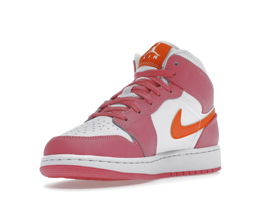 Jordan 1 Mid Pinksicle Safety Orange