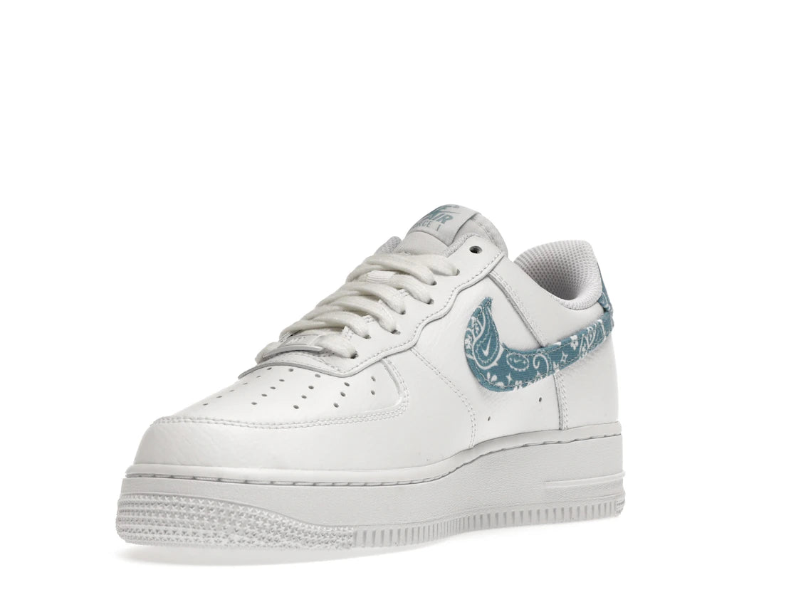 Nike Air Force 1 Low '07 Essential White Worn Blue Paisley