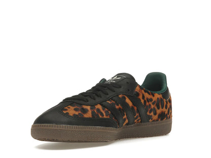 adidas Samba OG Black Green Leopard