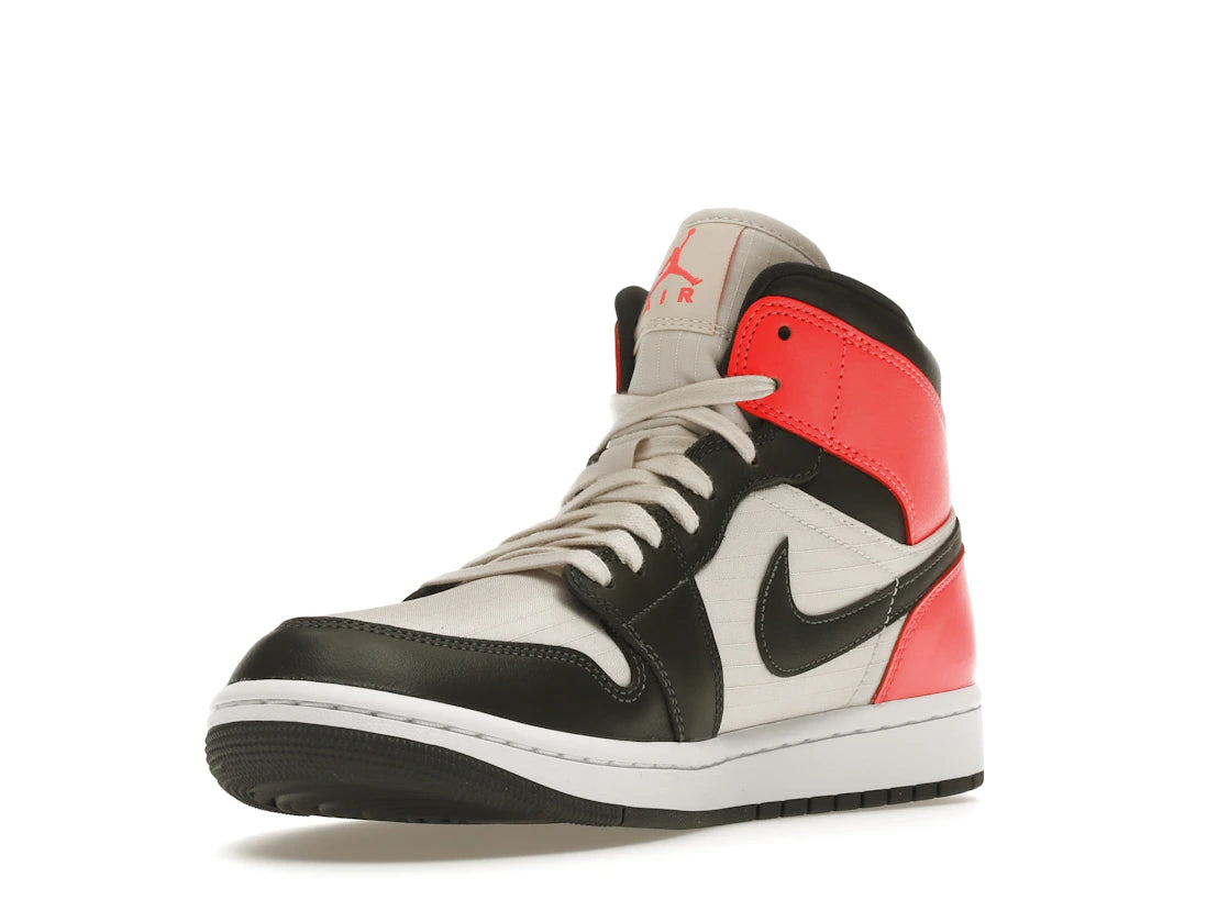 Jordan 1 Mid Newsprint Light Orewood Brown