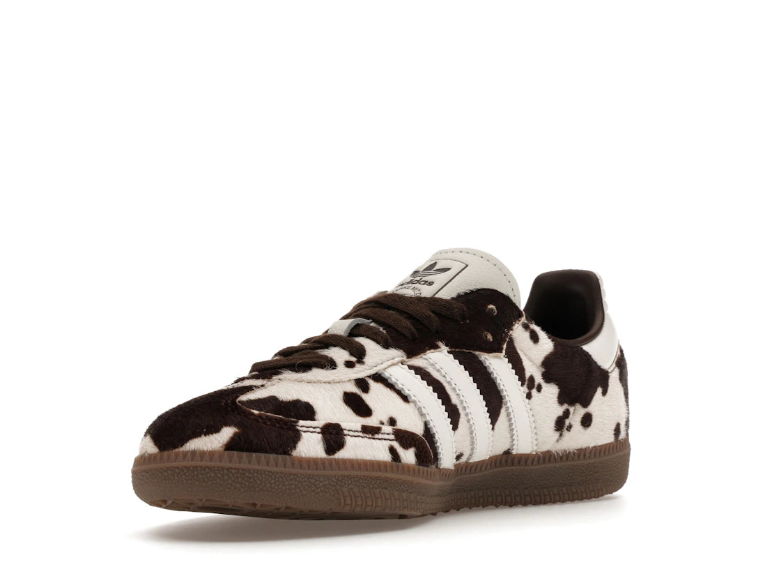 adidas Samba OG Cow Print Dark Brown White