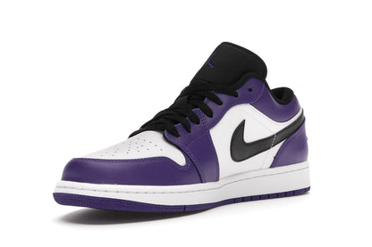 Jordan 1 Low Court Purple White