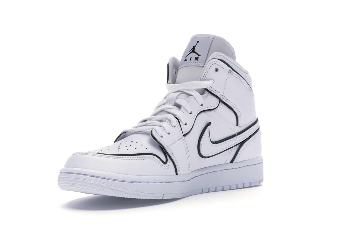 Jordan 1 Mid Iridescent Reflective White