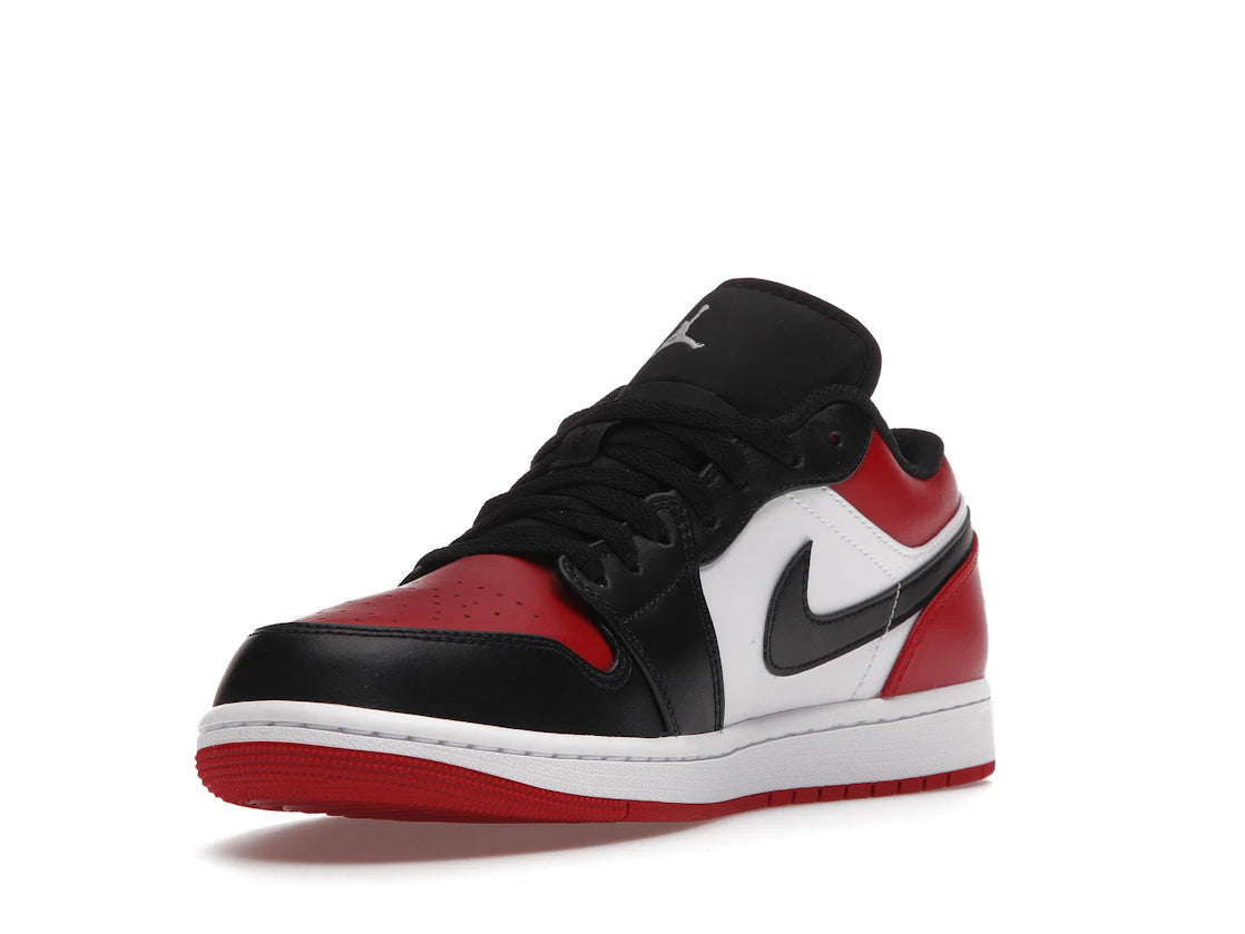 Jordan 1 Low Bred Toe (Homme)