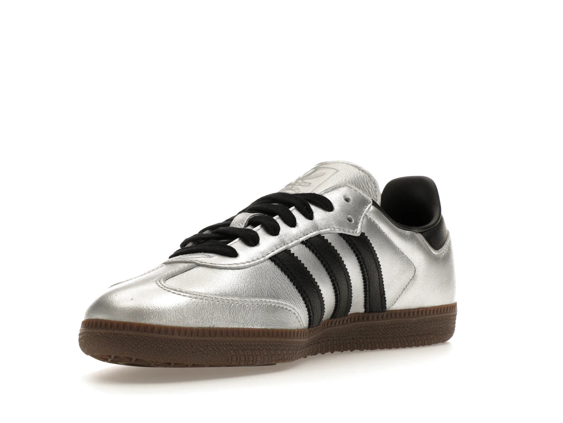 adidas Samba OG Silver Metallic Black Gum