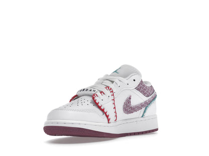 Jordan 1 Low White Light Bordeaux