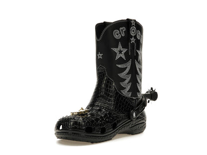 Crocs Classic Cowboy Boot Black