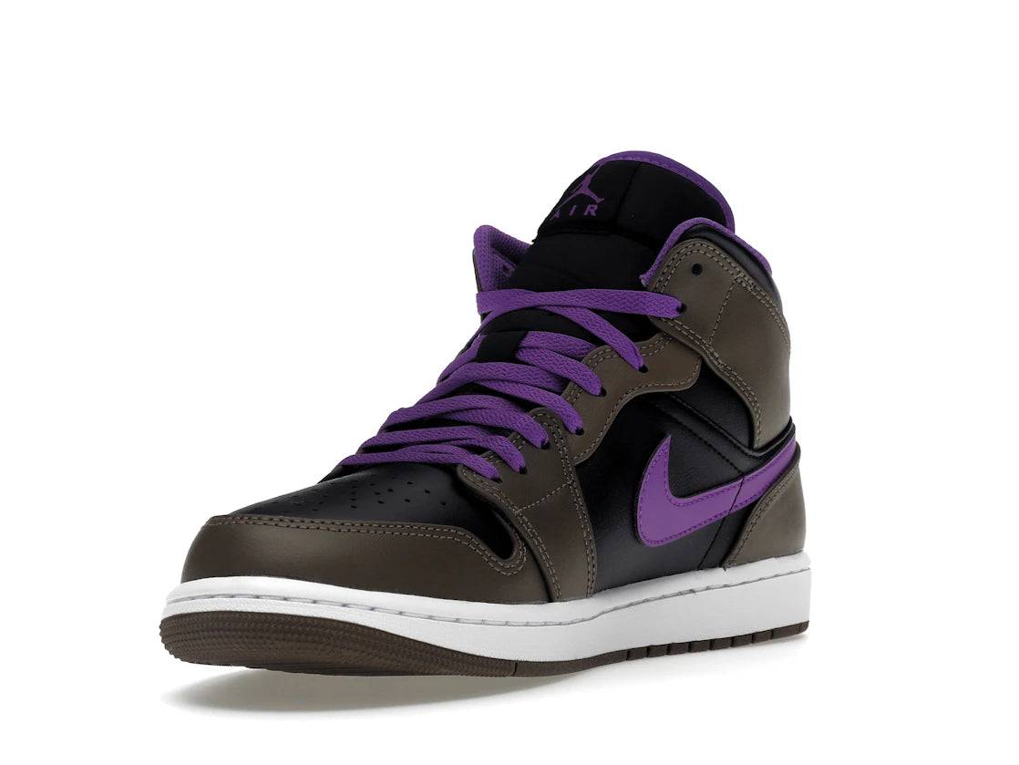 Jordan 1 Mid Purple Mocha