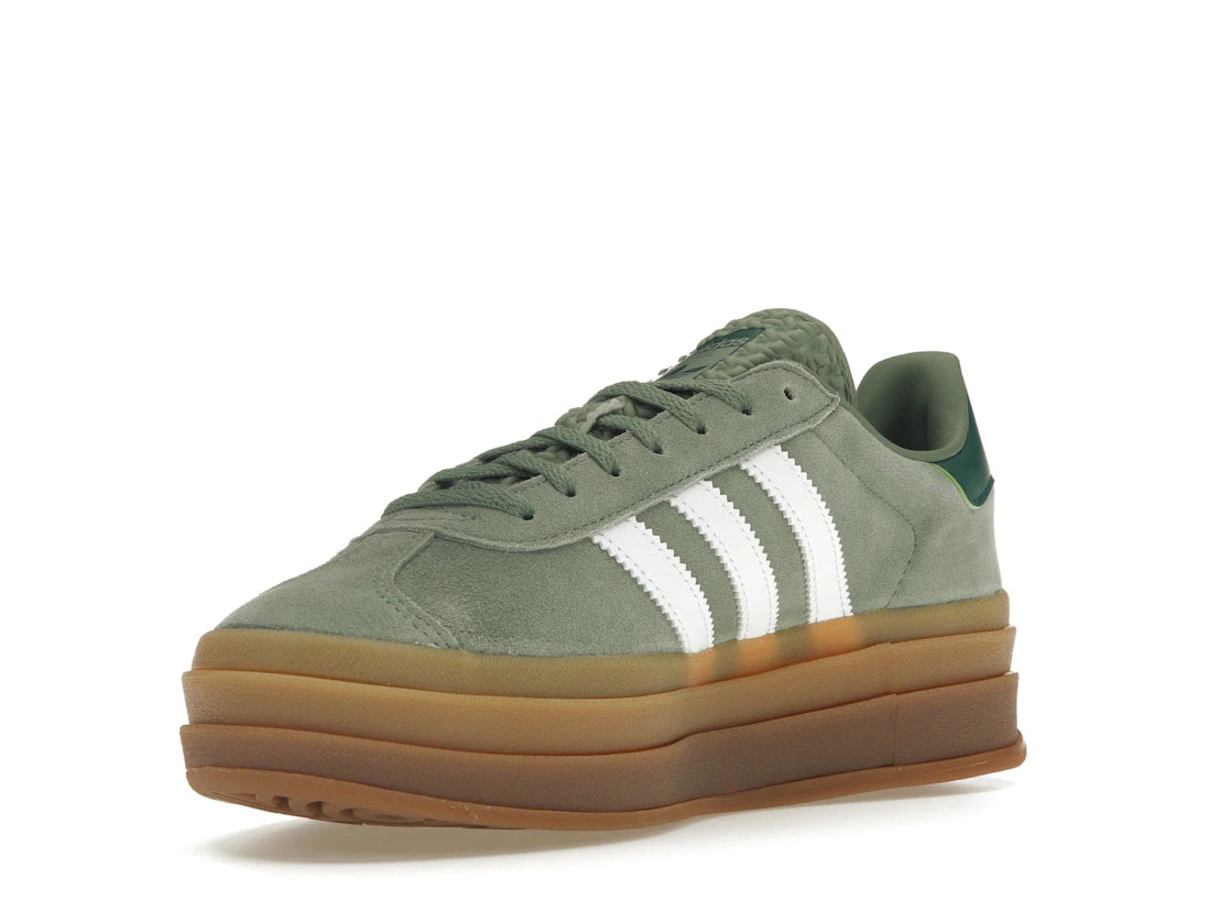 adidas Gazelle Bold Silver Green Gum