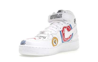 Nike Air Force 1 Mid Supreme NBA White