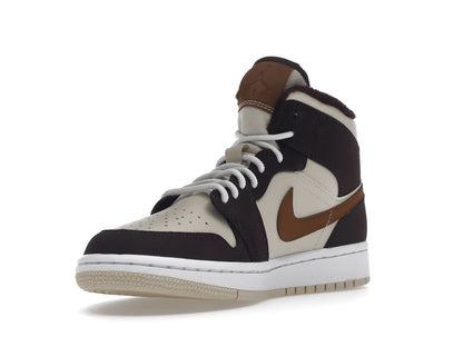 Jordan 1 Mid SE Brown Basalt Oatmeal