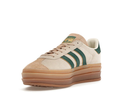 adidas Gazelle Bold Magic Beige Collegiate Green
