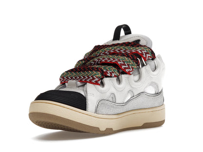 Lanvin Leather Curb White Grey Black