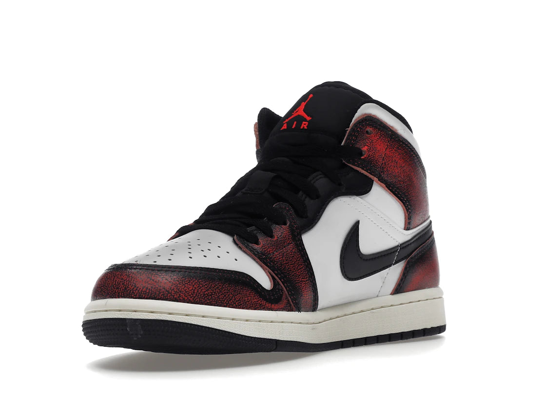 Jordan 1 Mid Wear-Away Chicago