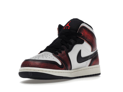 Jordan 1 Mid Wear-Away Chicago