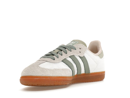 adidas Samba OG Argent Vert Mastic Mauve (Femme)