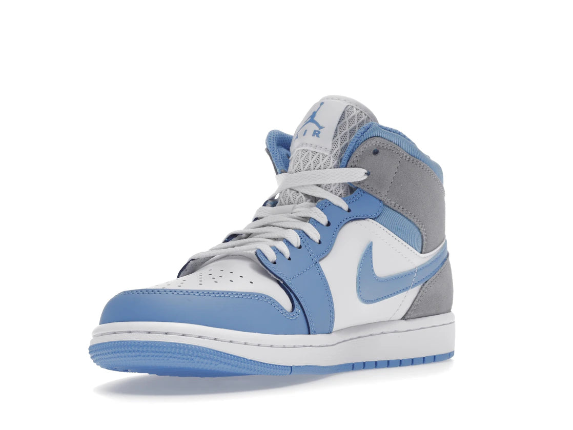 Jordan 1 Mid University Blue Grey