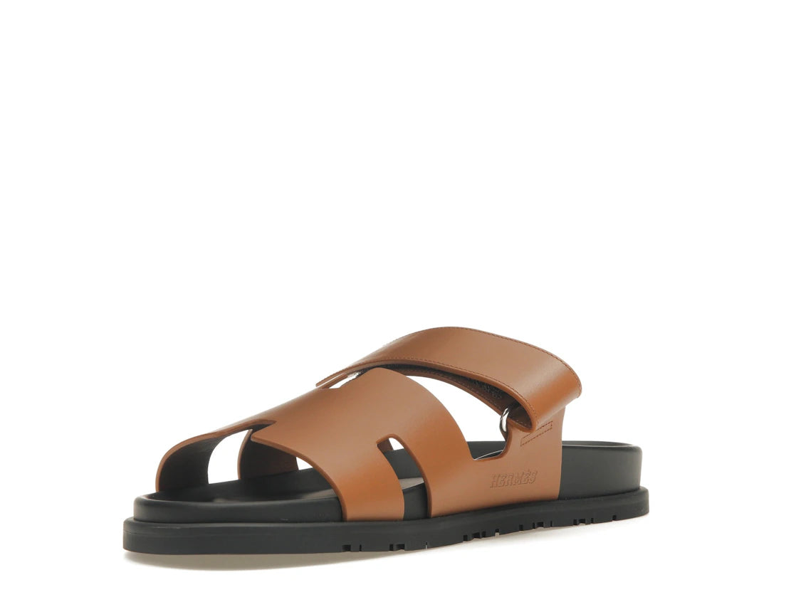 Hermes Chypre Sandal Naturel Black Smooth Calfskin Leather